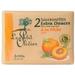 Le Petit Olivier 2 Extra mild soap bars мыло 2х100 Персик