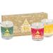 Durance Noel Perfumed Candle Set набор парфюмированных свечей 3x75 г Ароматы: Под рождественской елью,  Рождеств