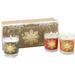 Durance Noel Perfumed Candle Set набор парфюмированных свечей 3x75 г Ароматы: Рождественская ель, Апельсин-Кориц