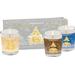 Durance Noel Perfumed Candle Set набор парфюмированных свечей 3x75 г Ароматы: Ангельская дымка, шоколадный апель
