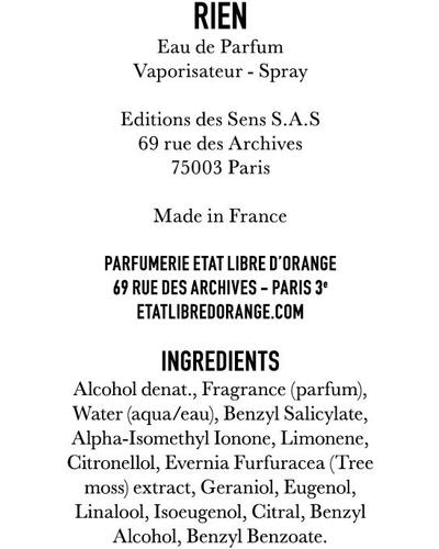 Etat Libre d'Orange Rien фото 1
