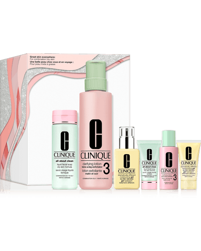 Clinique Great Skin Everywhere 3-Step Skincare Set For Oily Skin главное фото