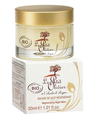 Le Petit Olivier Regenerating night balm with organic Argan oil фото 1