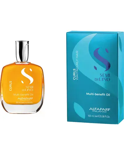 Alfaparf Milano Semi Di Lino Curls Multi-Benefit Oil фото 2