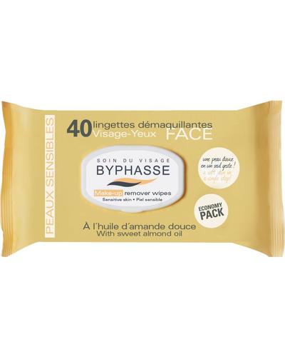 Byphasse Make-up Remover Wipes Sweet Almond Oil Sensitive Skin главное фото